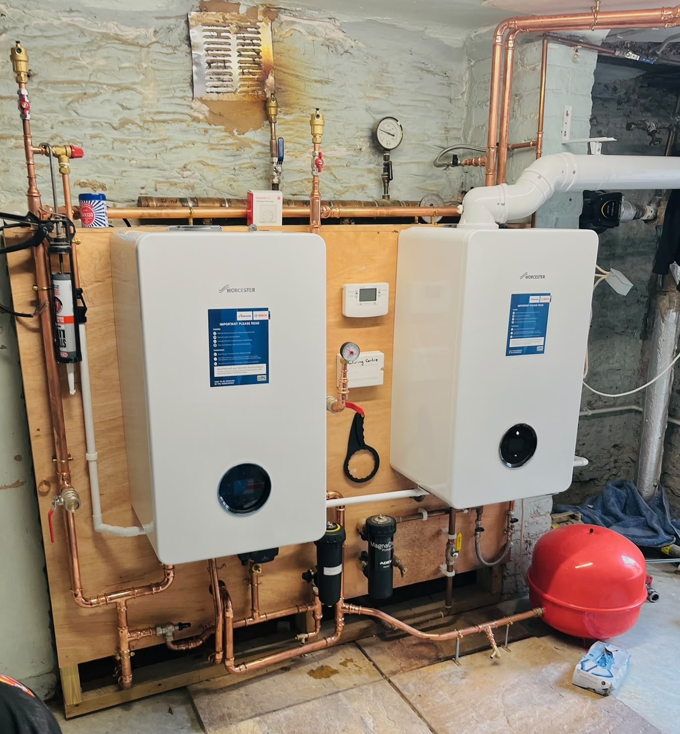 Boiler engineer working in Devon
